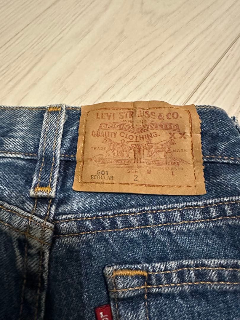【希少】リーバイスLEVI'S キッズベビーデニム501ヴィンテージ