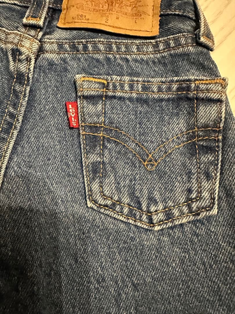【希少】リーバイスLEVI'S キッズベビーデニム501ヴィンテージ