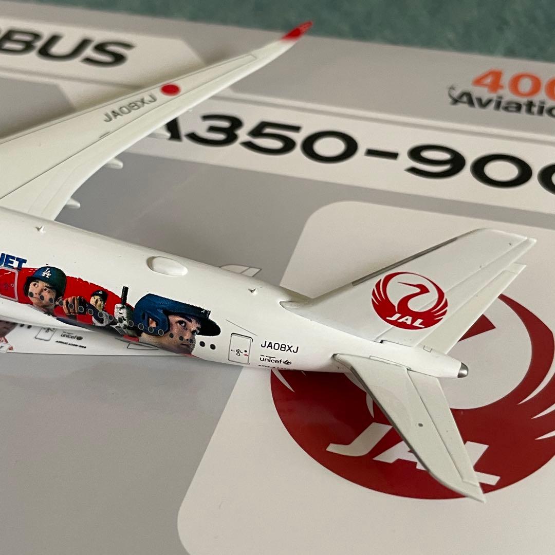 JAL A350-900 日本航空 大谷 av 1:400 スタンド付き