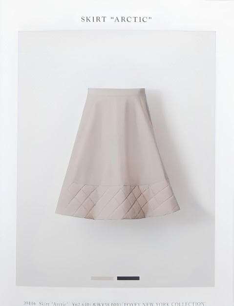 未使用★FOXEYフォクシー スカート アークティック 中綿 キルティング38