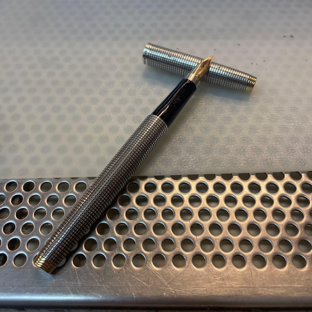 パーカー シズレ スターリングシルバー 万年筆 14金