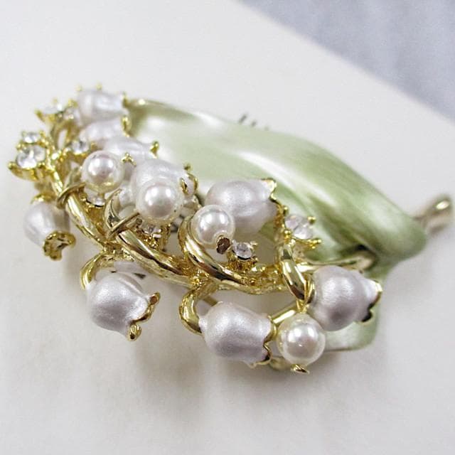 VENDOME BOUTIQUE イヤリング ブローチ セット すずらん 美品