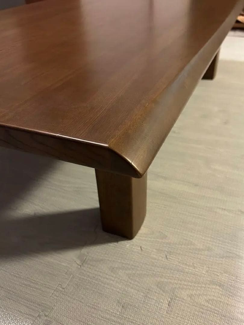 【美品・カリモク】暖房器付　高級こたつ座卓・こたつテーブル　木製　長方形