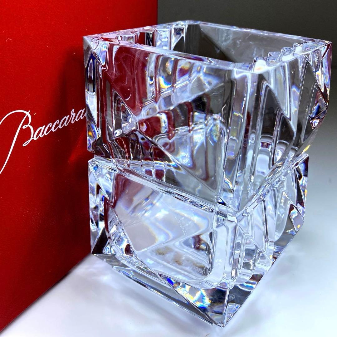 バカラ　ルクソール　ペンホルダー　共箱　高さ10.5㎝　東Y7-0327☆2F