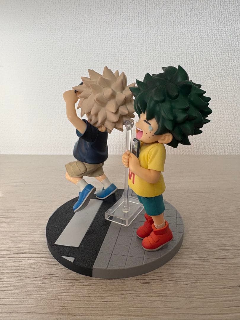 僕のヒーロアカデミア 一番くじ 緑谷出久 爆豪勝己 幼少期 フィギュア
