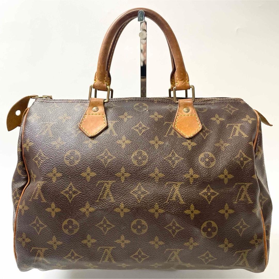 ルイヴィトン　モノグラム　ハンドバッグ　スピーディ30 ミニボストン　ブラウン