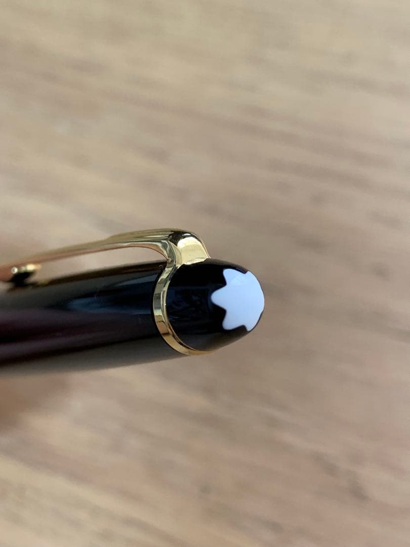 【美品】モンブラン マイスターシュテュック ゴールドコーティング ボールペン