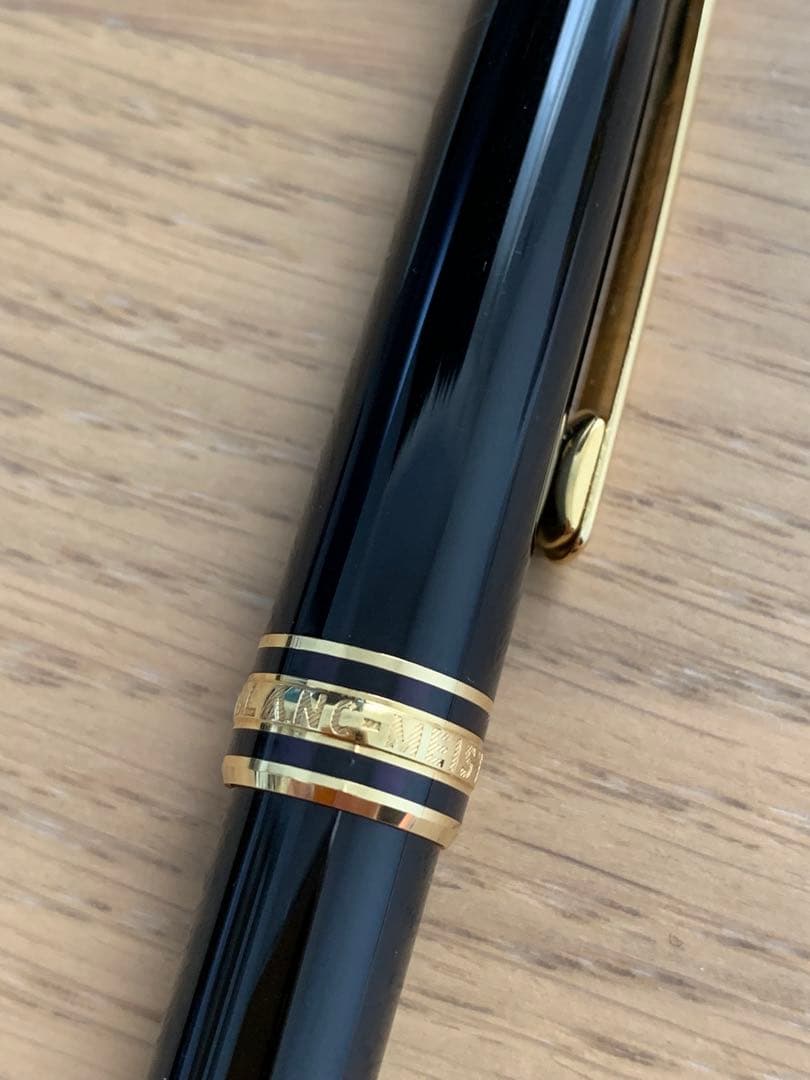 【美品】モンブラン マイスターシュテュック ゴールドコーティング ボールペン