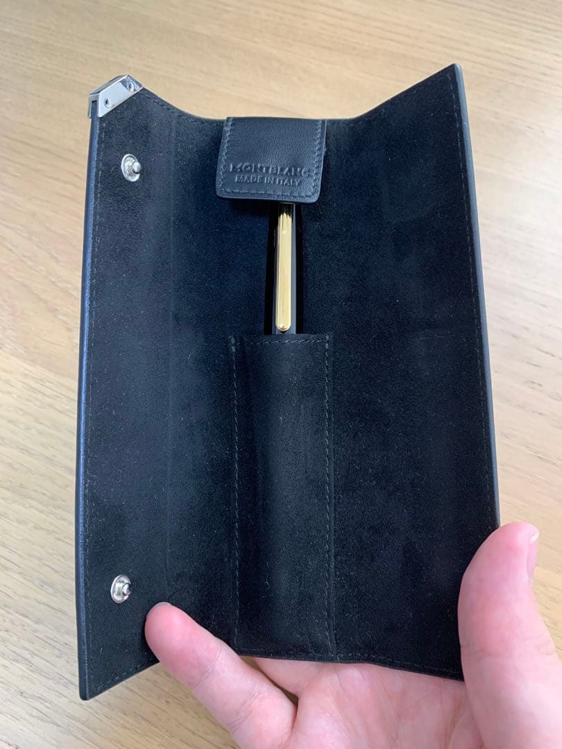 【美品】モンブラン マイスターシュテュック ゴールドコーティング ボールペン