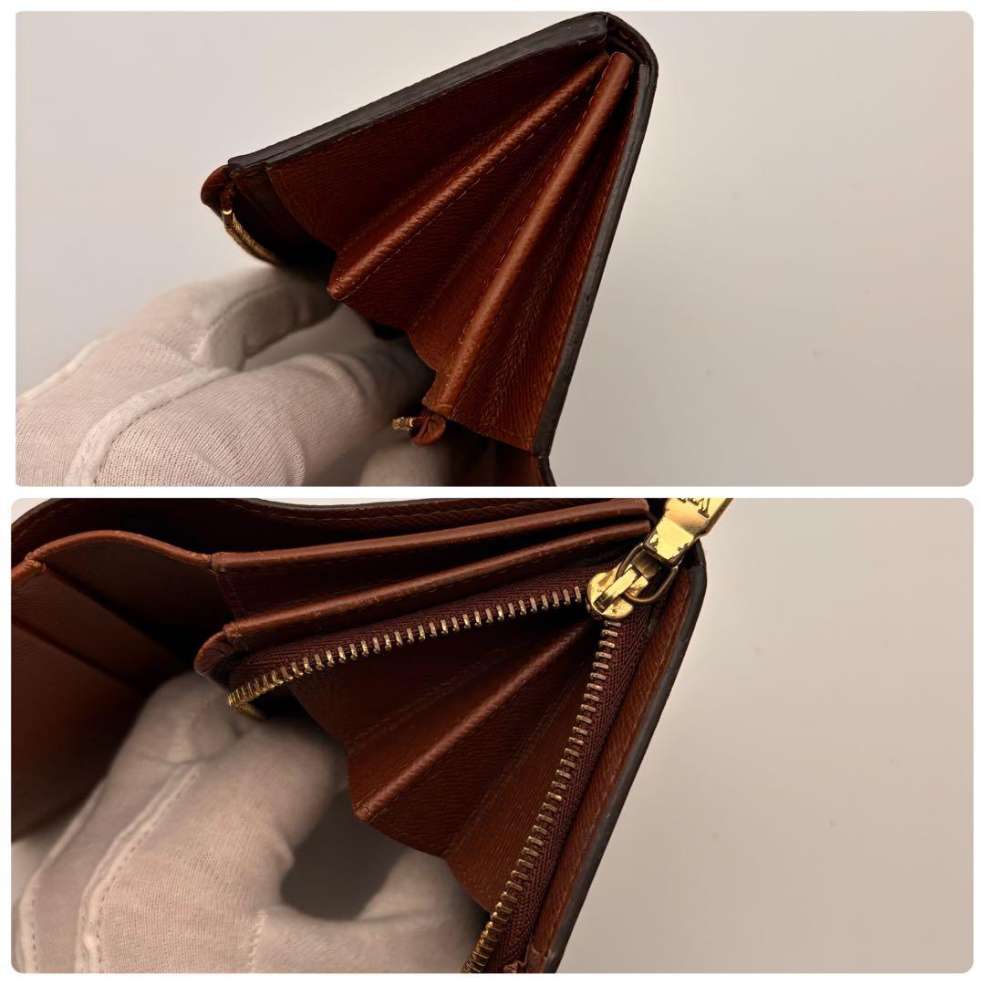 【鑑定済み】ルイヴィトン✨モノグラム✨ポルトモネビエ トレゾール 二つ折り財布