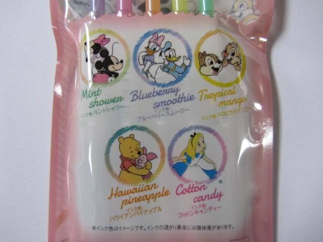 ゼブラ サラサクリップ マーブルカラー 5色セット 10パック ディズニー