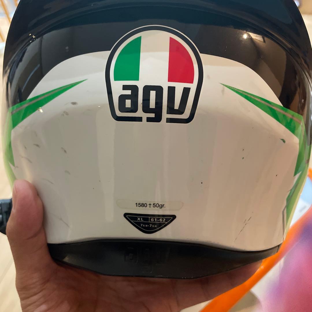 AGV フルフェイスヘルメット XL 内蔵インカム付き