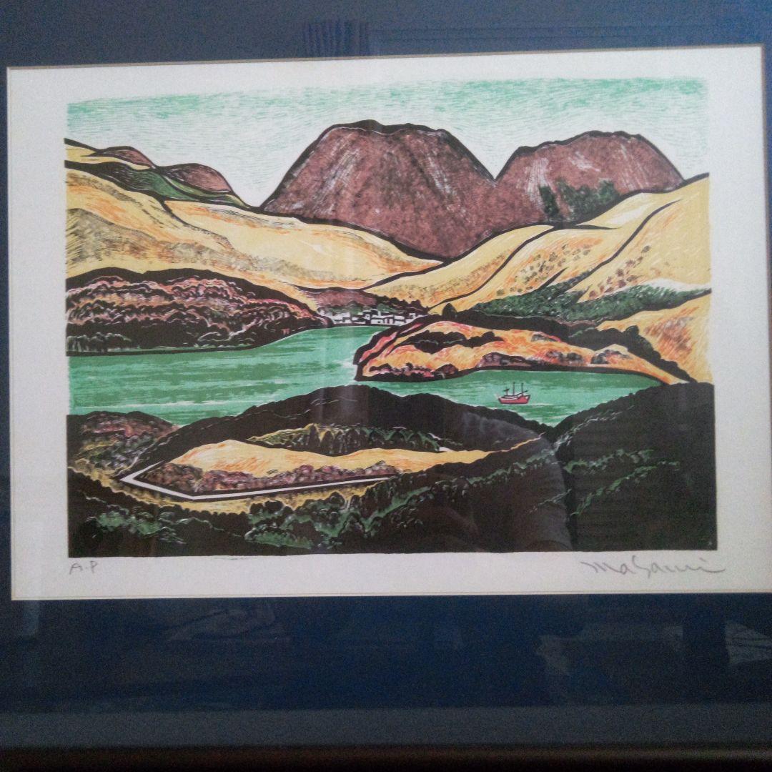 杉浦正美画伯サイン入り版画