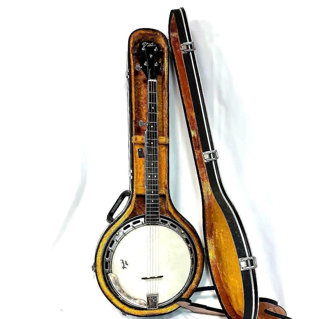 vine バンジョー fender Leo ヘッド リゾネーター ハードケース付