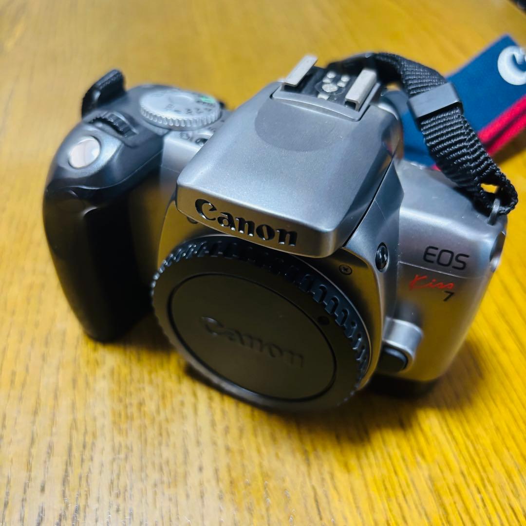 【美品】Canon EOS Kiss7 レンズ2本付き フィルムカメラ 一眼レフ