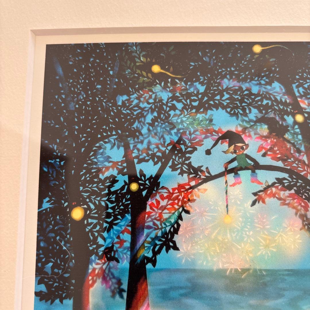 Seiji Fujishiro レフグラフ　サイン入り【線香花火】　藤城清治