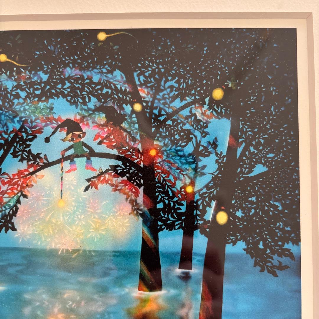 Seiji Fujishiro レフグラフ　サイン入り【線香花火】　藤城清治