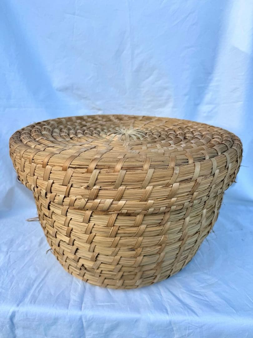 未使用品　藁いずみ　おひつ入れ　わらいずみ　飯つぐら　古民具