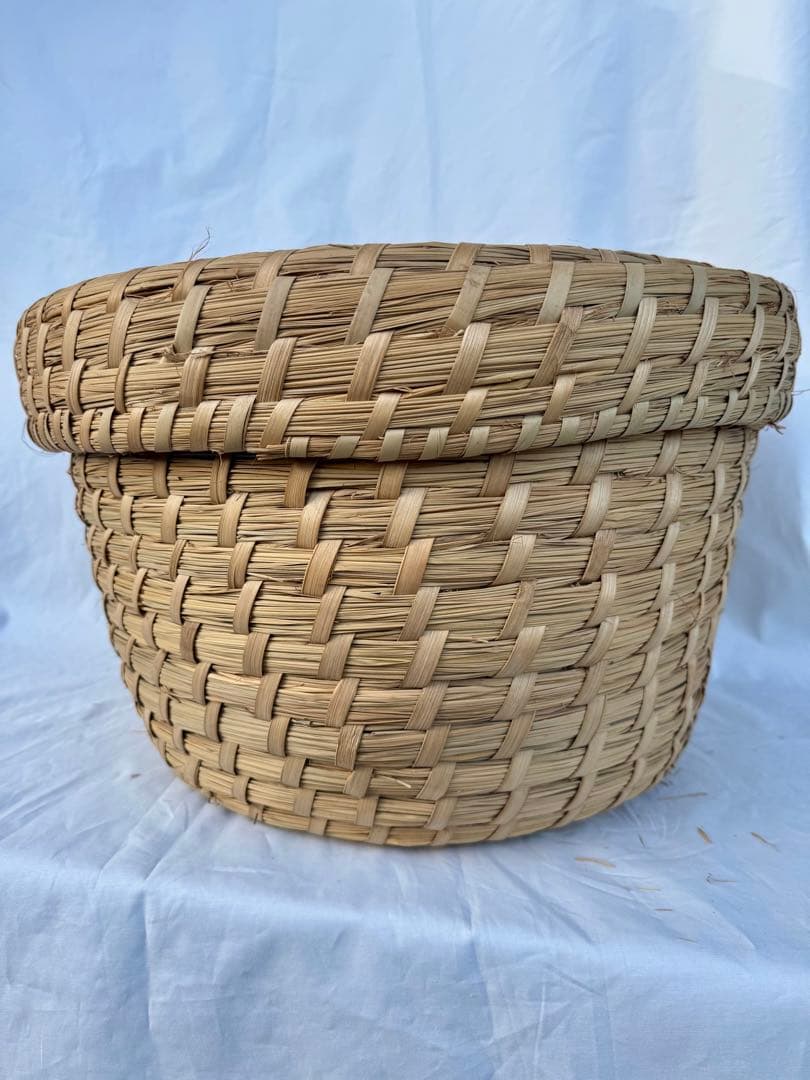 未使用品　藁いずみ　おひつ入れ　わらいずみ　飯つぐら　古民具