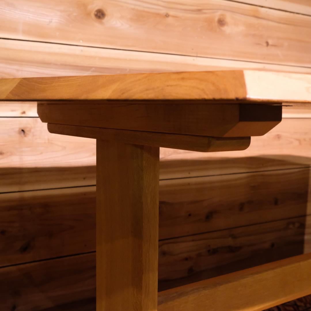 柏木工 高山ウッドワークス ダイニングテーブル ウォールナット&オークコンビ