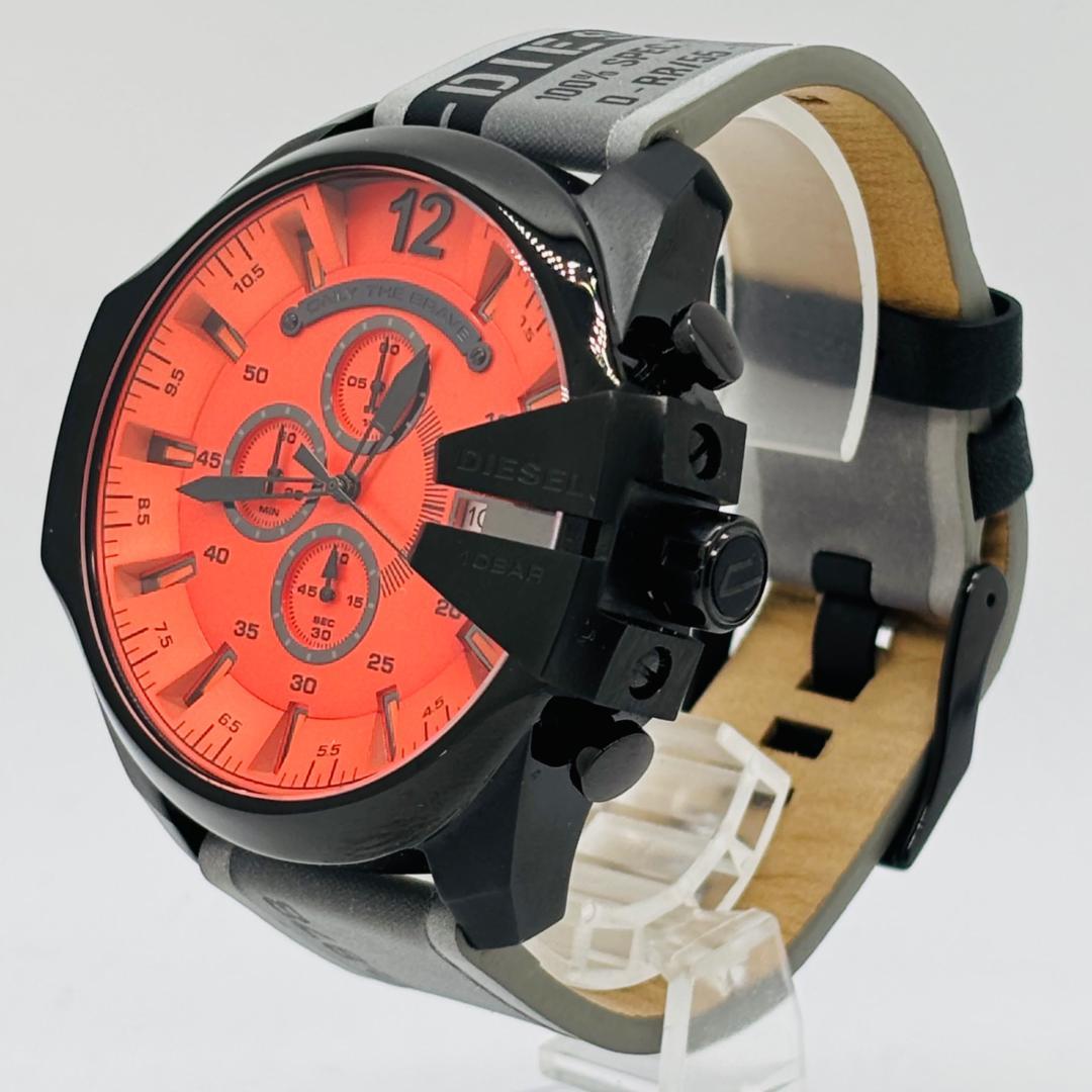 【レア】美品 ディーゼル メガチーフ DZ-4535 動作良好 腕時計 y2k