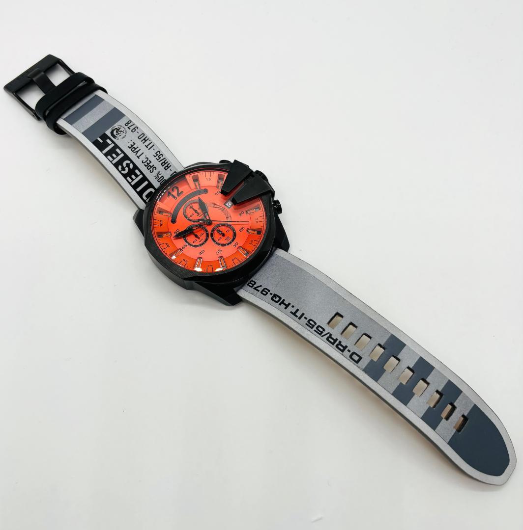 【レア】美品 ディーゼル メガチーフ DZ-4535 動作良好 腕時計 y2k