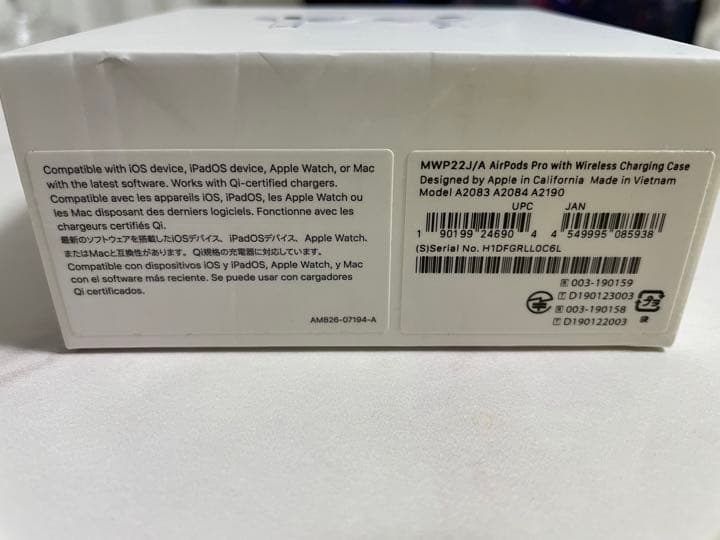 Apple AirPods Pro MWP22J/A 右耳紛失