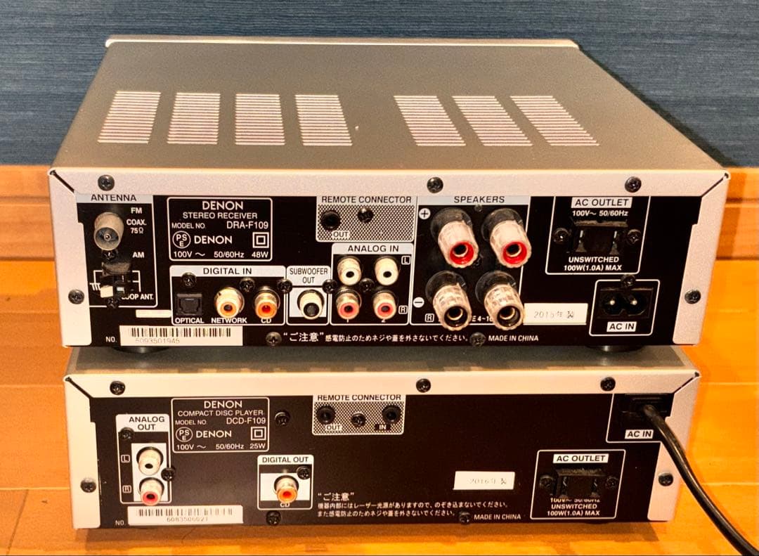 ★ DENON DRA-F109 DCD-F109 ステレオレシーバー セット