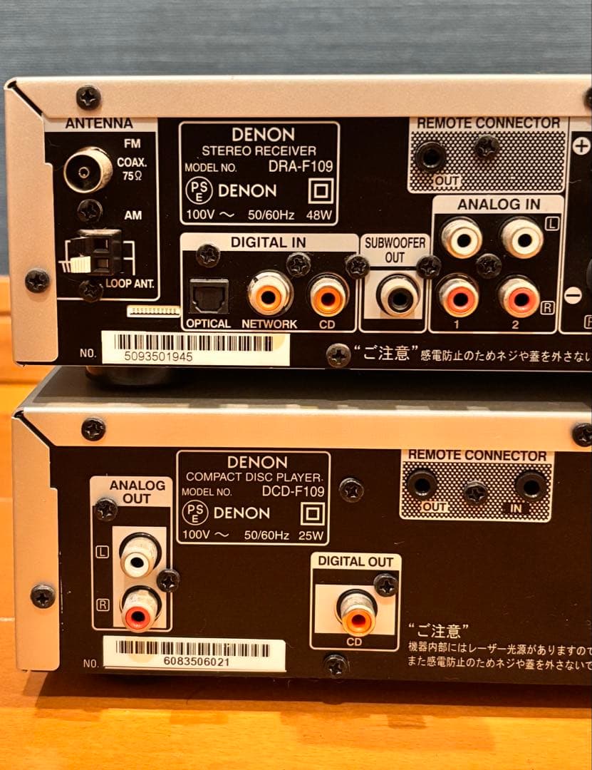 ★ DENON DRA-F109 DCD-F109 ステレオレシーバー セット