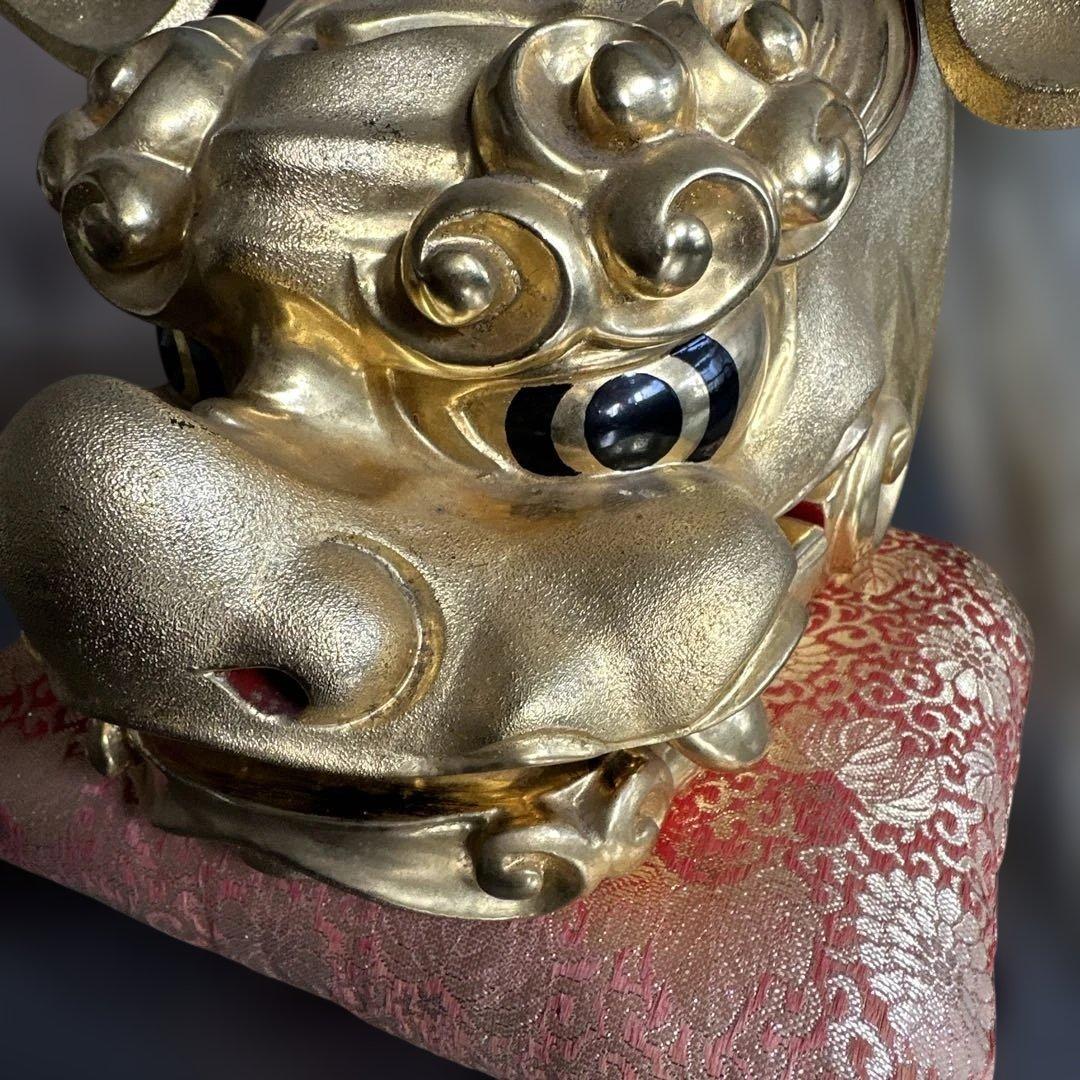 お値下げ❣️迫力のお品‼️木彫　獅子頭