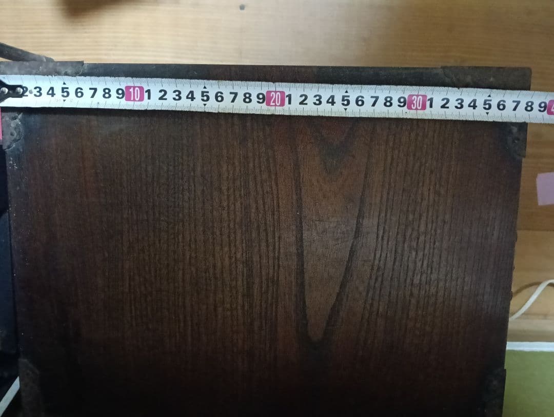 佐渡船箪笥 明治期 鉄金具 小型金庫 古民具　アンティーク和家具 佐渡船箪笥