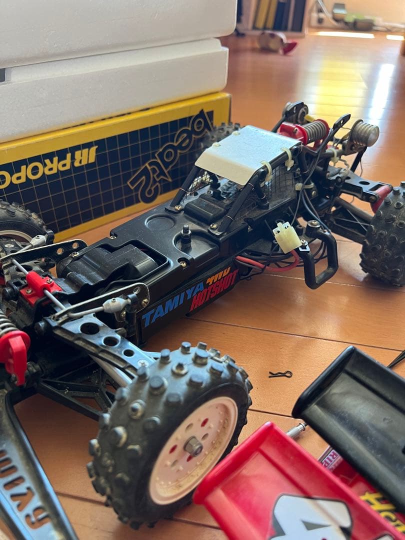 タミヤ　ホットショット&トムス　ラジコン&プロポセット　ジャンク　当時物