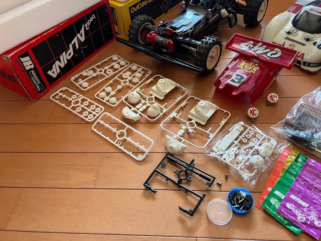 タミヤ　ホットショット&トムス　ラジコン&プロポセット　ジャンク　当時物