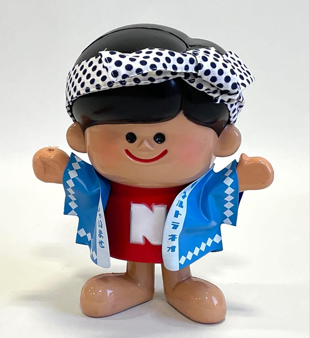 昭和レトロ ナショナル坊や のぼり旗付き 人形 ウルトラネオ 美品