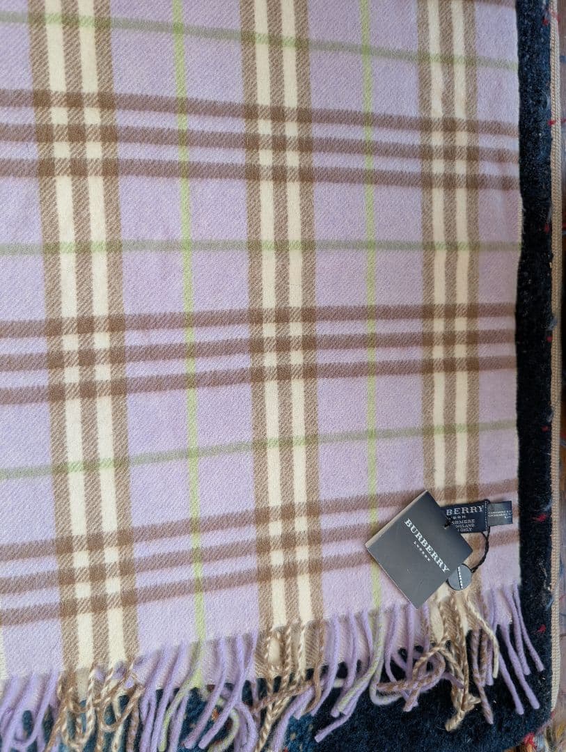 バーバリ　カシミヤ　マフラー