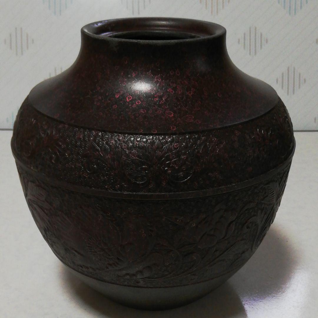 花瓶 備前焼、?、置物、ニャン、