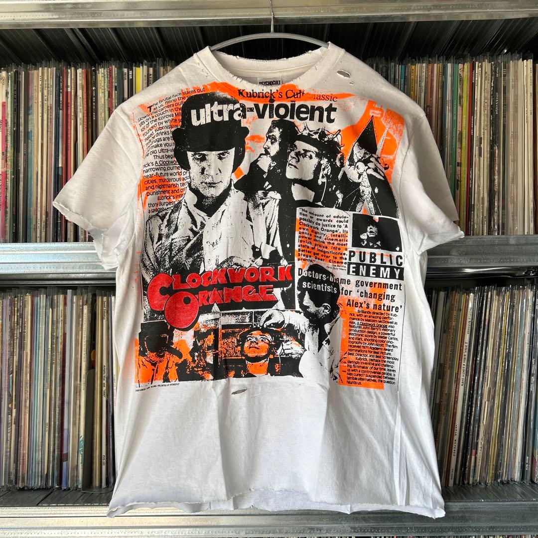 時計仕掛けのオレンジ Clockwork Orange Tシャツ 1点もの!