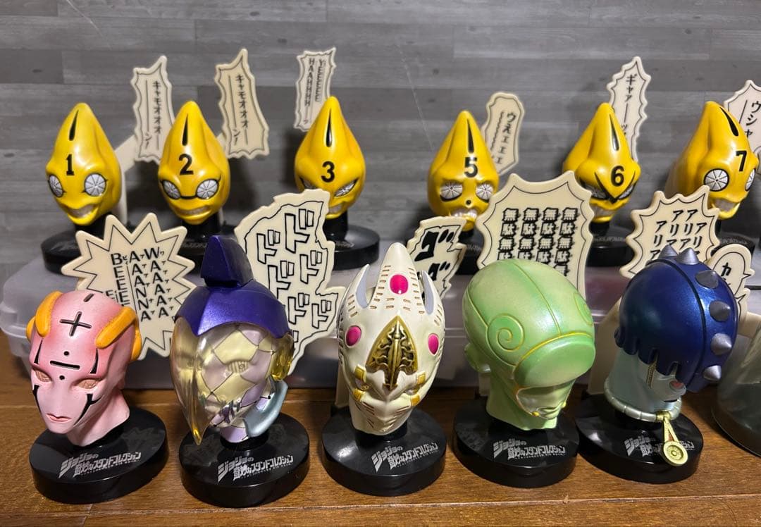 ジョジョの奇妙な冒険 ５部　マスクコレクション　14体　カラーverコンプ