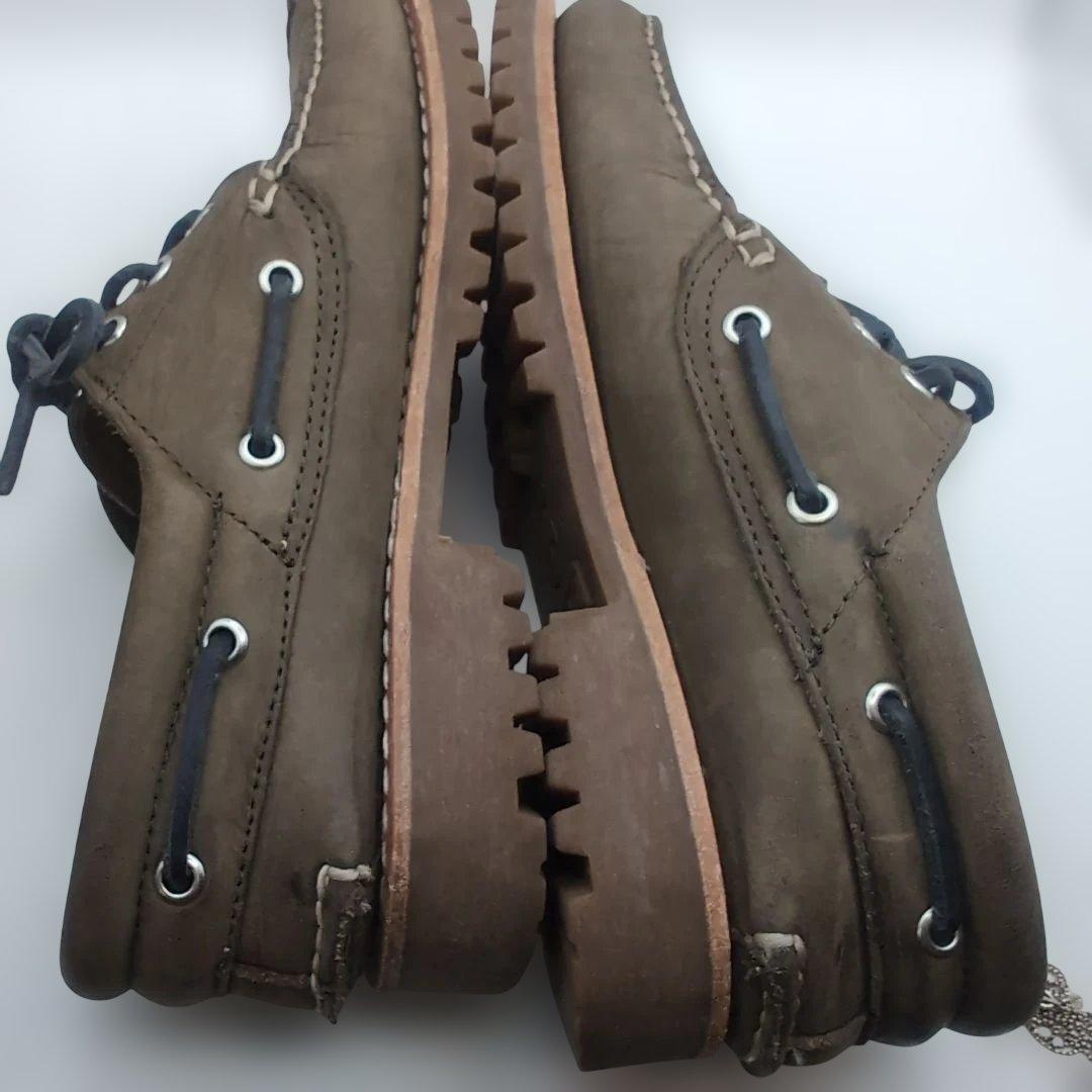 ティンバーランド 3アイラグハンドソーンボートシューズ ヌバック