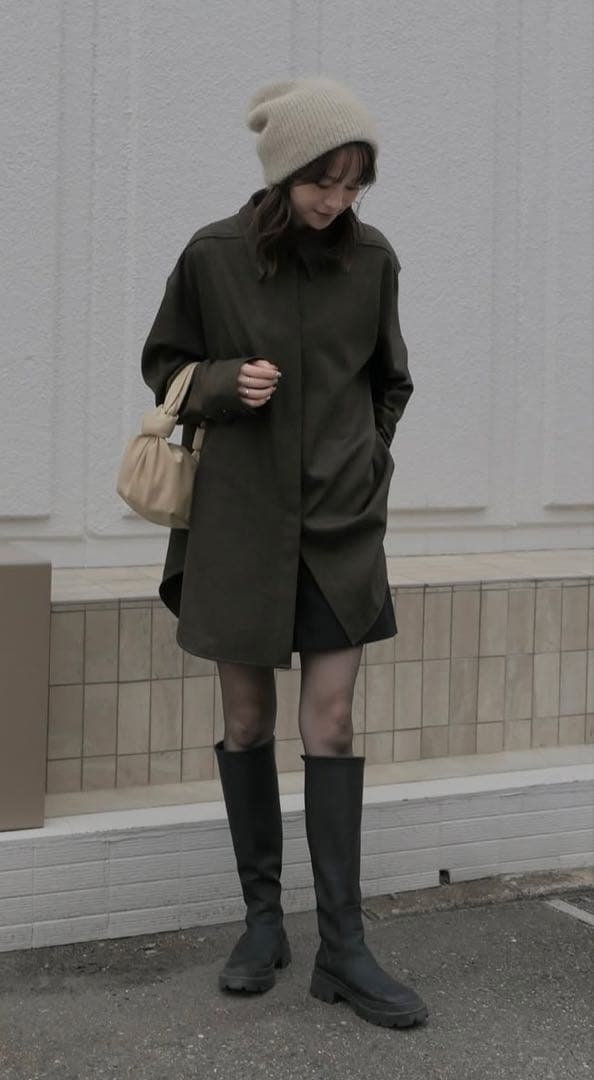 新品未使用⭐︎タグ付　CALME loose fit beanie ivory