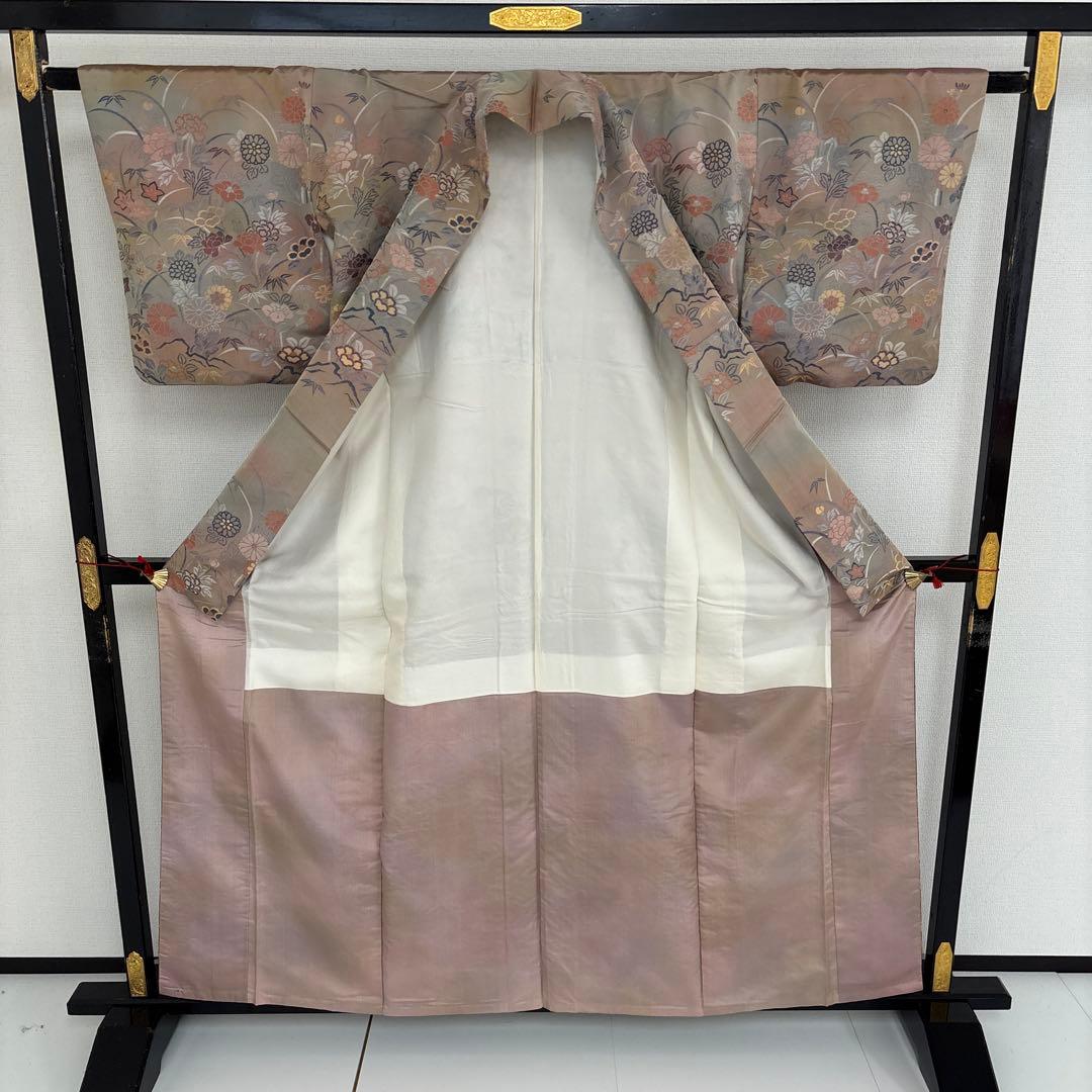 ねこねこ55様　AK-4748 絵羽紬 菱屋六右衛門 光沢ある紬