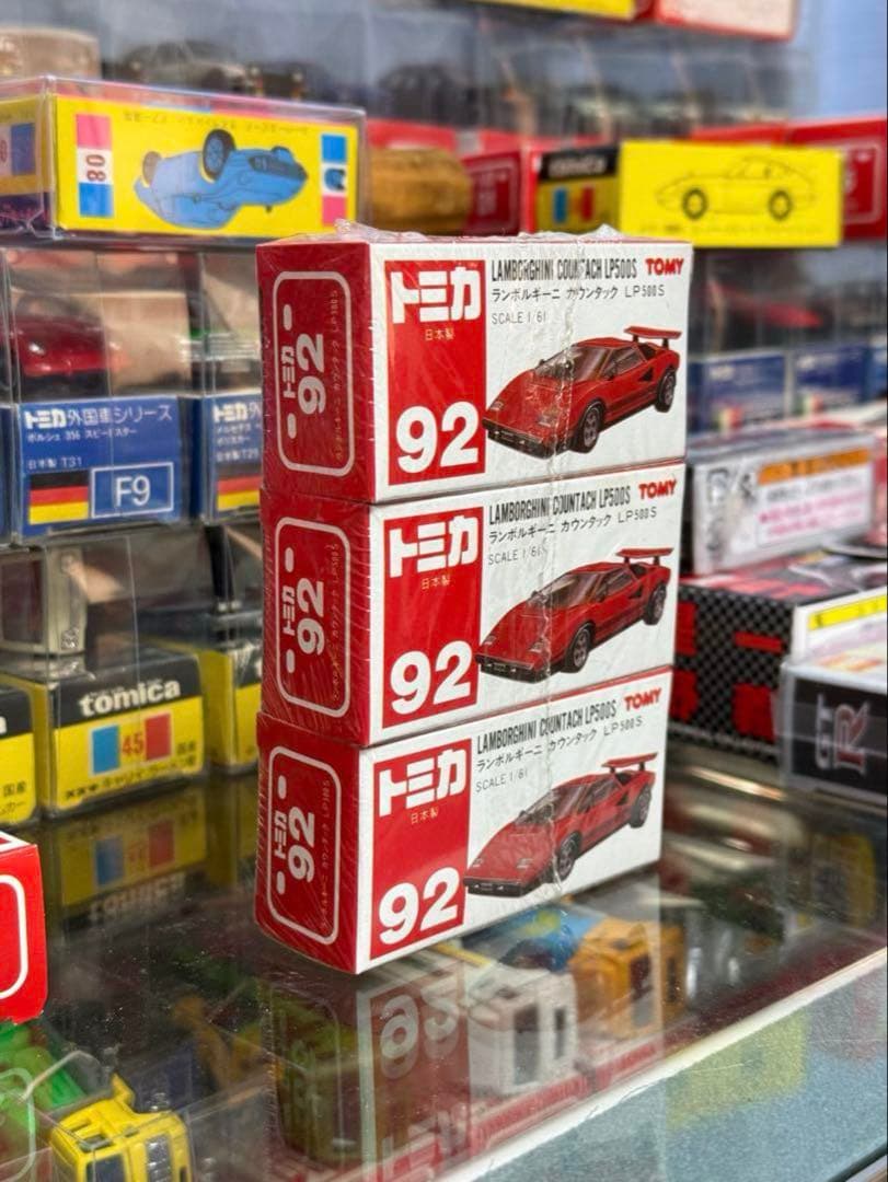 トミカ 赤箱 日本製 ランボルギーニ カウンタック LP500S 未開封 3台