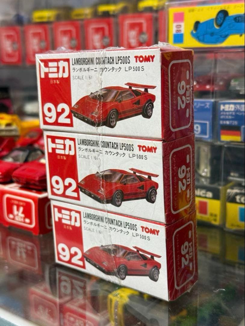 トミカ 赤箱 日本製 ランボルギーニ カウンタック LP500S 未開封 3台