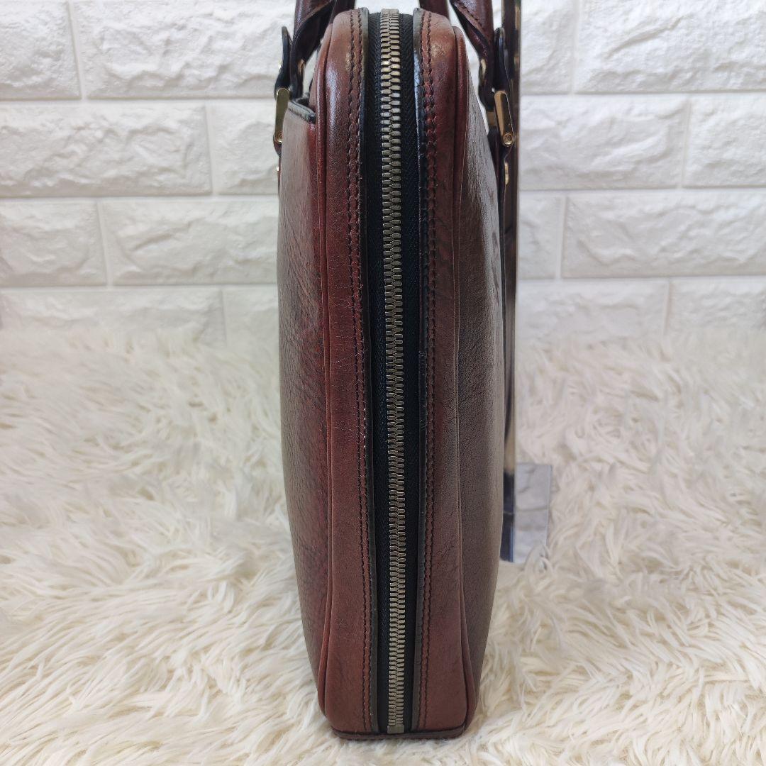 ☆美品☆GOLD PFEIL レザービジネスバッグ A4　本革　メンズ　ワイン