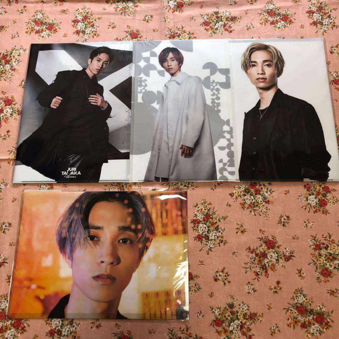 SixTONES 田中樹 うちわ エロハン ペンライト クリアファイル 大量