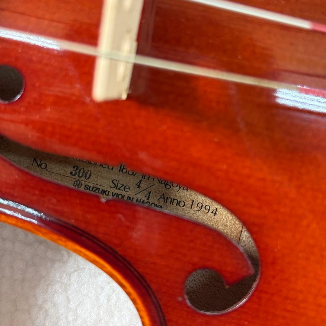 Suzuki スズキ　バイオリン　No.300 4/4 1994 極美品　杉藤弓