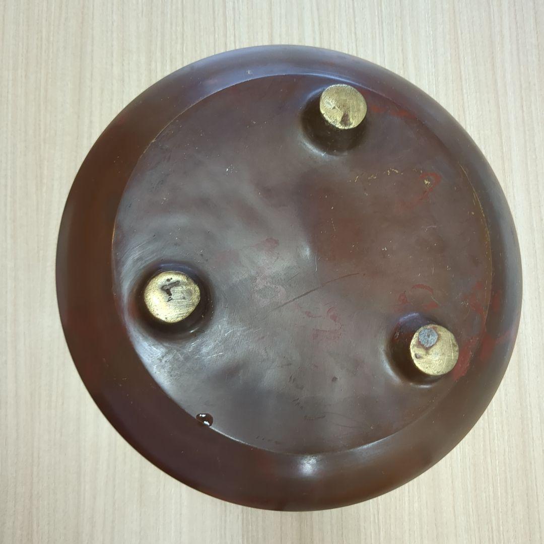 【古美術品】唐銅大西風炉　茶道具　銅製（箱無し）