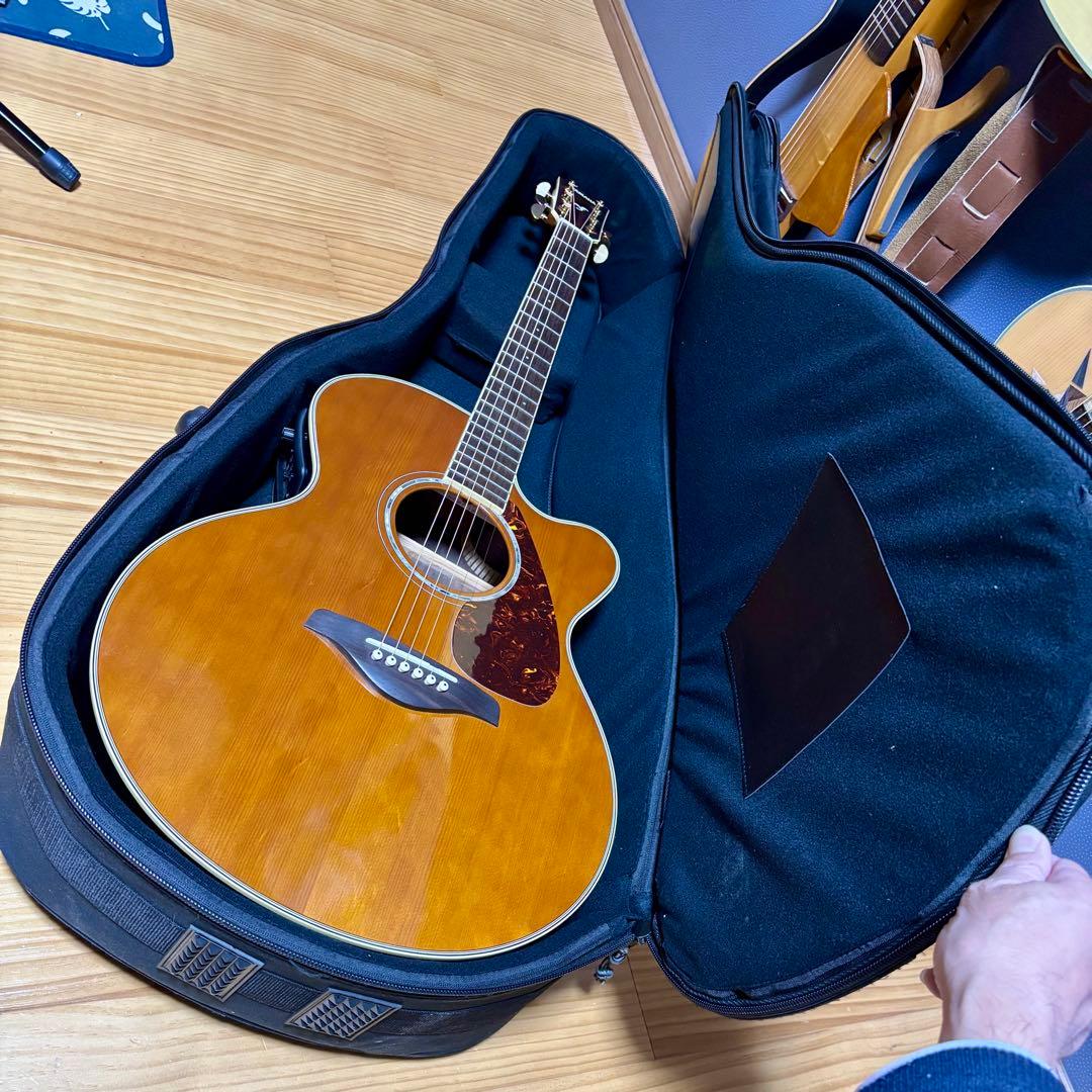 【美品・調整済】YAMAHA fjx730sc エレアコ　専用ギグバッグ付
