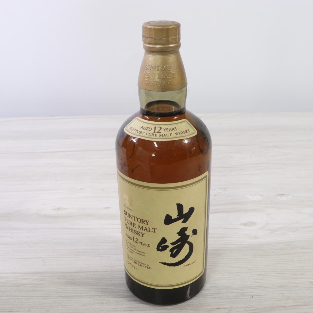 ◆未開栓 ウイスキー サントリー 山崎 12年 ピュアモルト 750ml　43%
