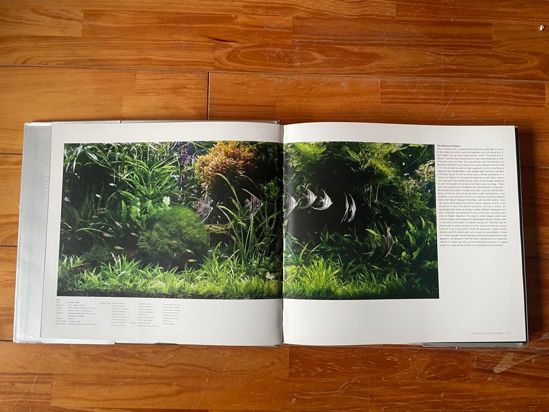 TAKASHI AMANO 水草レイアウト集 英文　ガラスの中の大自然